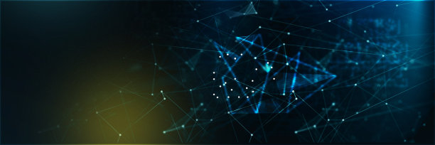 Plexus未来蓝色壁纸图片下载