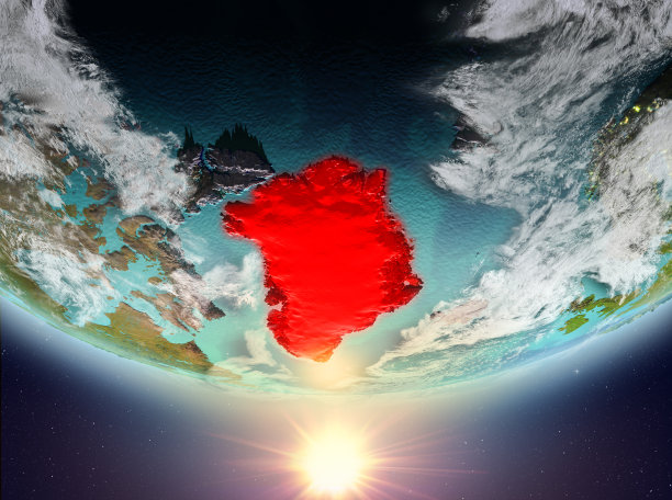 有阳光的格陵兰岛图片下载