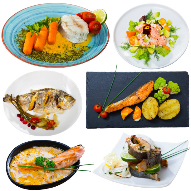 一套带鱼的什锦菜图片下载