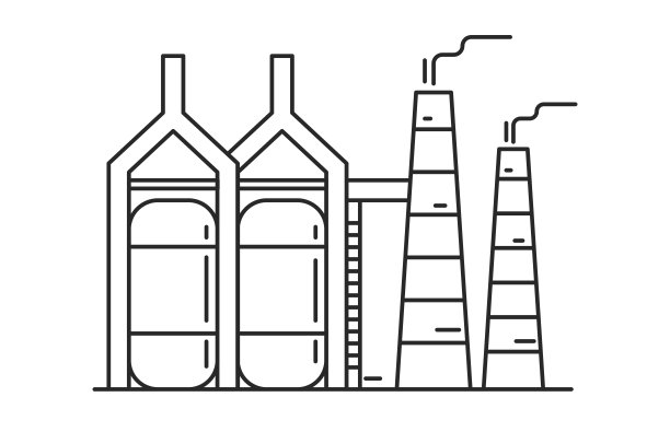 工业发电站图片下载