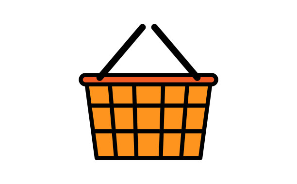 超市购物篮图标图片下载