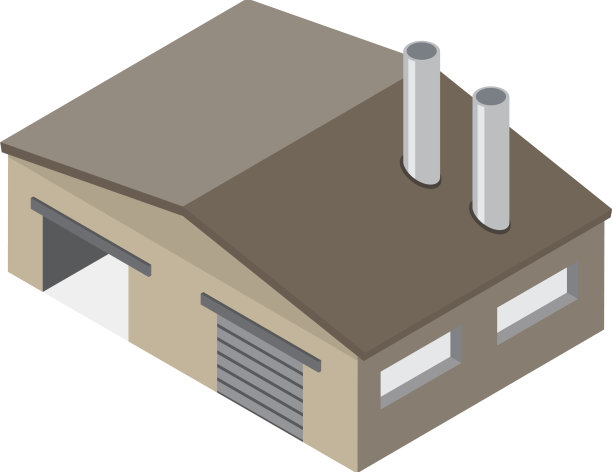 工厂机库等距组成图片下载