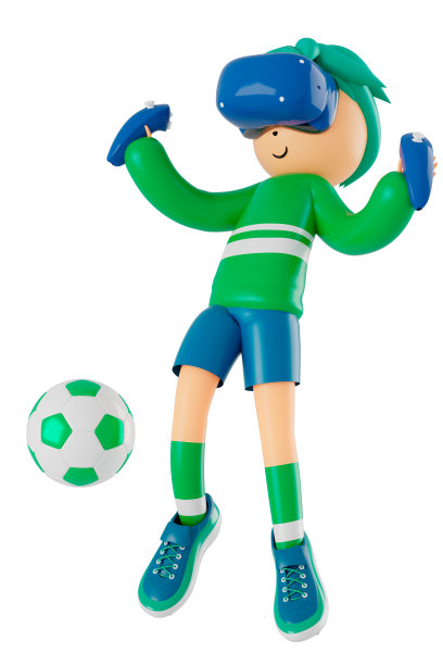 3d男孩卡通人物在行动与剪辑路径。3 d插画家。体育活动。运动健身。锻炼训练的生活方式。男子球员。虚拟现实技术。健身房户外。网络空间对象概念。图片下载