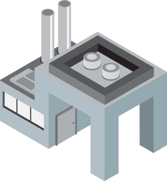 工业等距建筑组成图片下载
