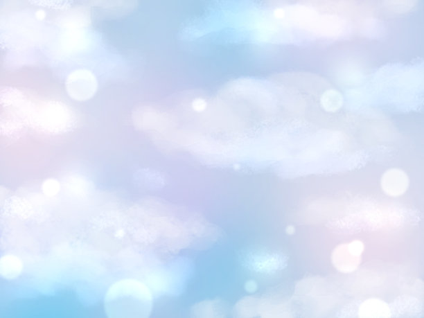 美丽的彩色渐变天空和云的背景图片下载