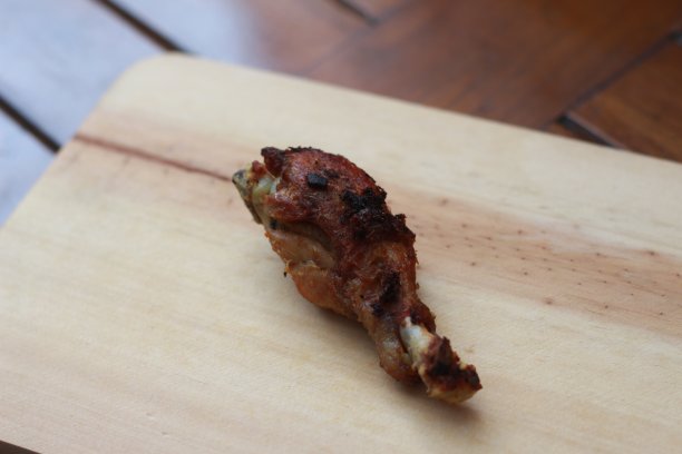 炸鸡大腿的特写图片下载