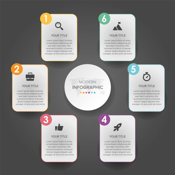 信息图表元素6的创意概念图片下载