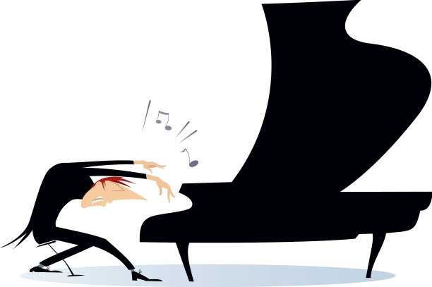 年轻的钢琴家图片下载