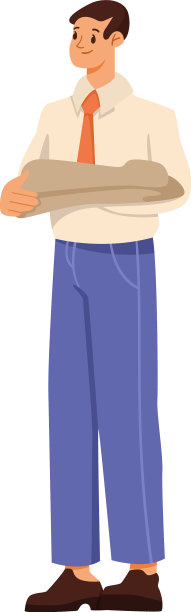 微笑的男人在酒店经理或行政人员图片下载