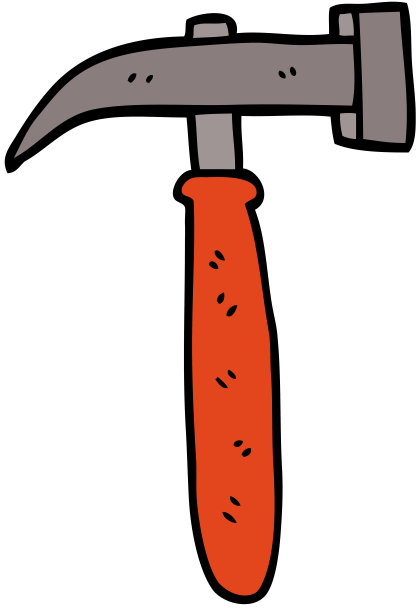 卡通涂鸦锤图片下载