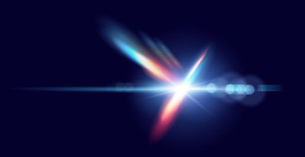 透明光透镜光晕效果图片下载