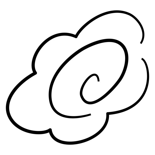 笔画手写花圈图片下载