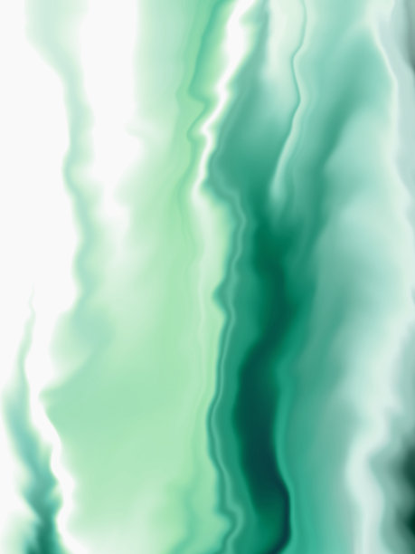 抽象蓝色、绿色、白色大理石插图图案图片下载