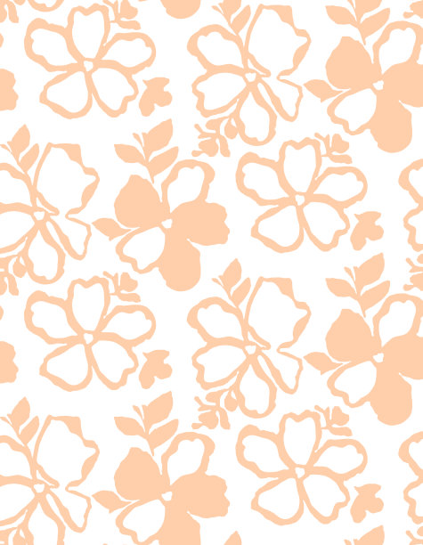 无缝花卉图案，花卉印花。图片下载