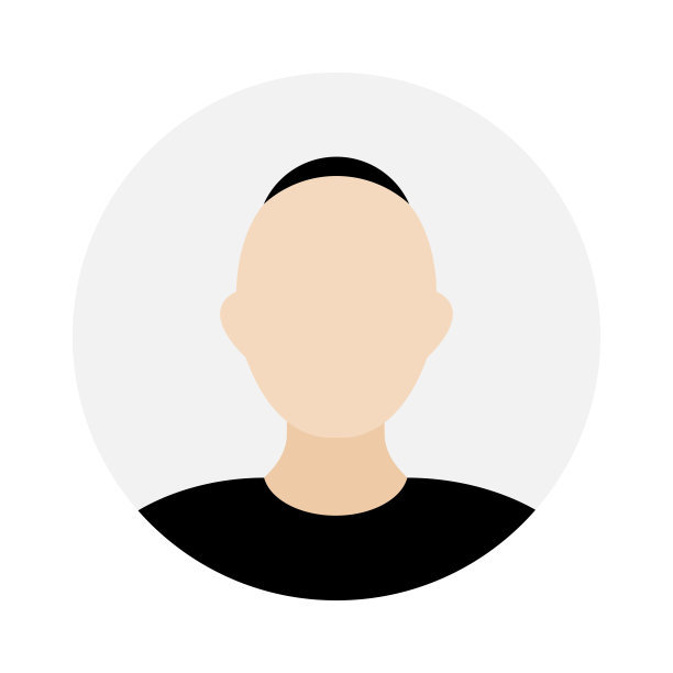 空脸图标头像与圆顶小帽。矢量插图。图片下载