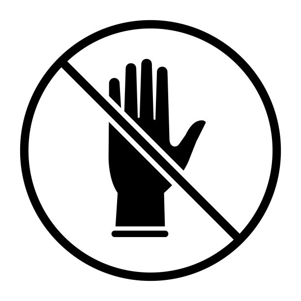 无乳胶单色标识图片下载