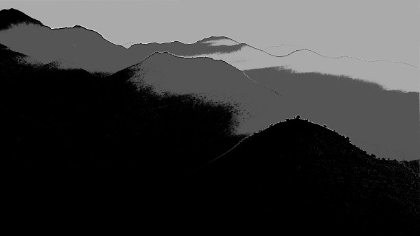 摩洛哥高阿特拉斯山脉的景观。图片下载