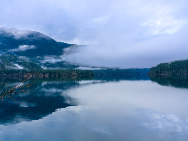 新月湖，奥林匹克国家公园图片下载