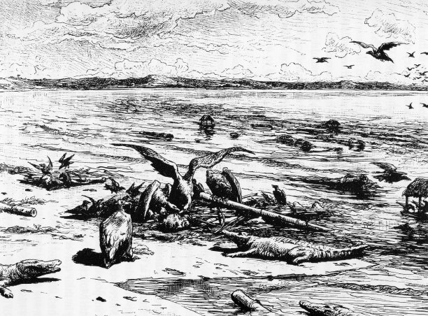 霍乱时期的湄公河图片下载