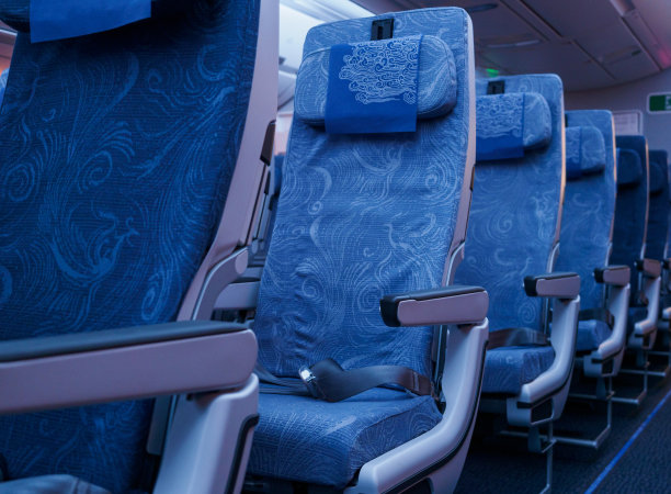 飞机经济舱空座图片下载