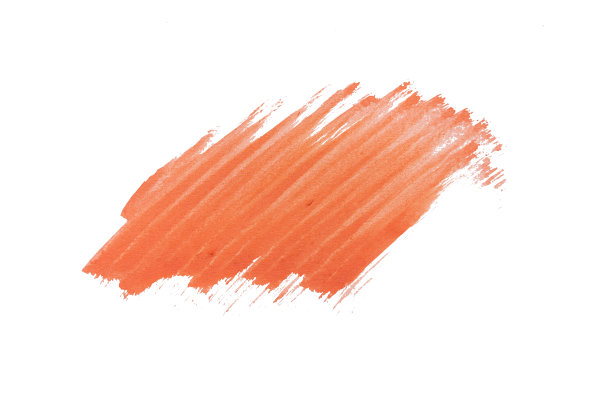 油漆刷设置隔离在白色背景的标志和横幅。笔画，设计，创意，和插图。图片下载