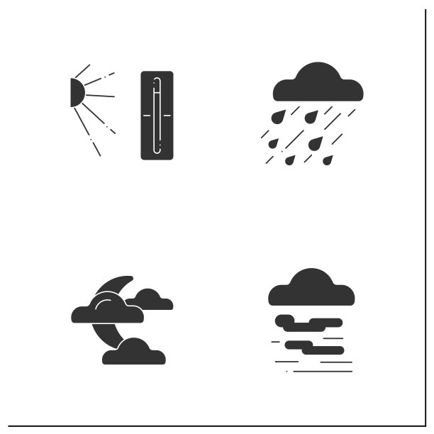 天气字形图标设置图片下载