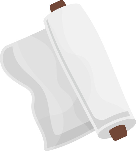 可重复使用的食品包装概念，胶片密封卷矢量颜色图标设计，露营和户外符号，极限运动设备标志，野生动物和探险元素库存插图图片下载