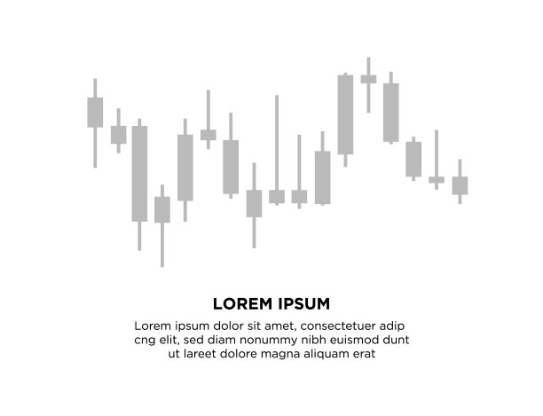 金融蜡烛，汇率图片下载