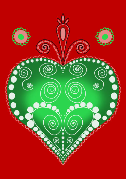 荔枝心的插图图片下载