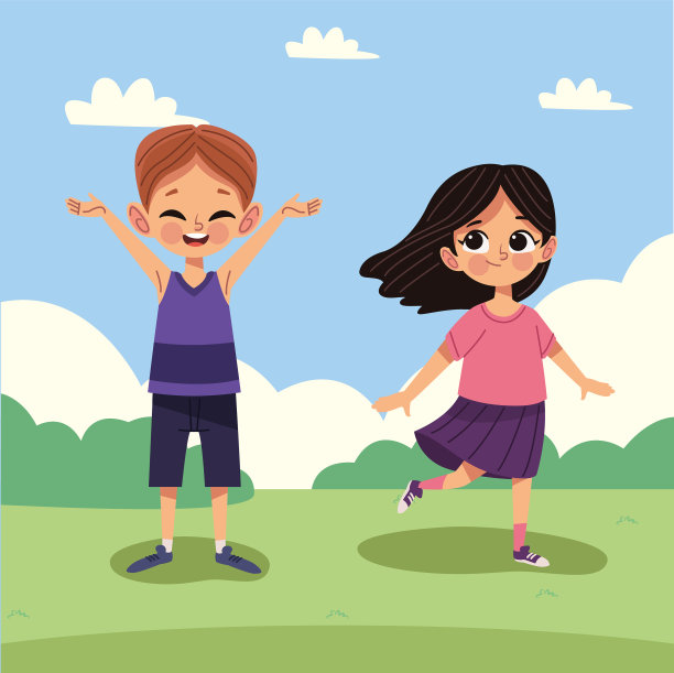 小情侣在风景中图片下载