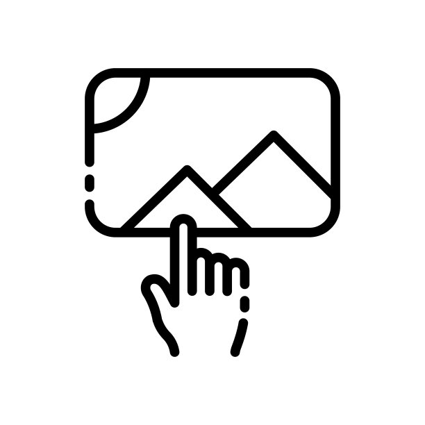 图片线图标。照片，手，头像，记忆，图形，按钮，存档，景观应用程序，相机，摄影师，设计师，工作，记忆。这些概念。矢量黑线图标图片下载