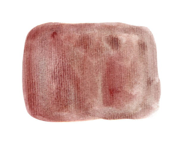 明亮细腻的棕色栗色水彩污渍图片下载