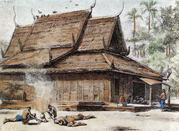 在村庙露营图片下载