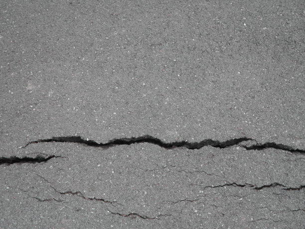 地震灾害损坏的道路图片下载