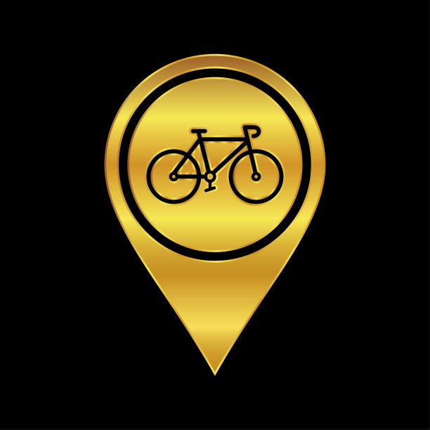 自行车图标，自行车标志矢量插图为图形和网页设计图片下载