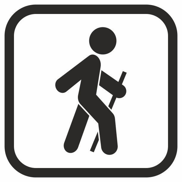 行走的人，网络符号，黑色图标，矢量，eps。图片下载