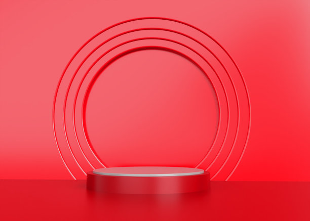 3D渲染2022年中国新年销售平台图片下载