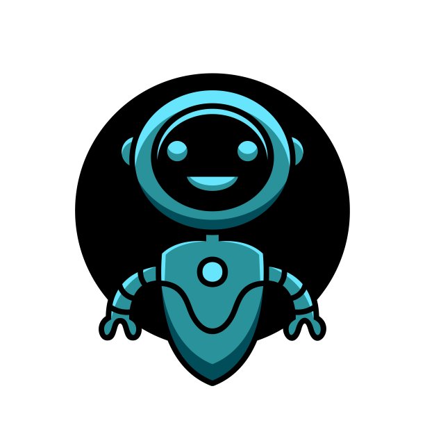 矢量插图机器人吉祥物卡通风格。图片下载