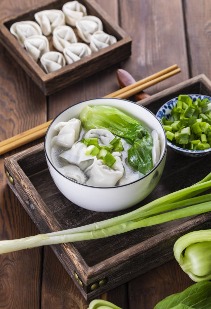 中国传统食品馄饨图片下载