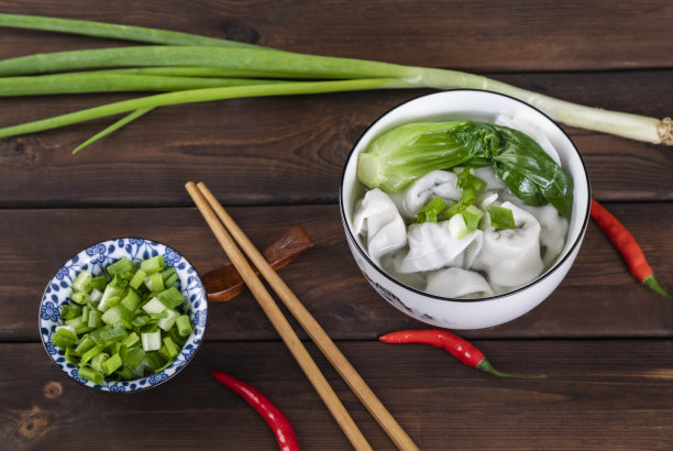 中国传统食品馄饨图片下载