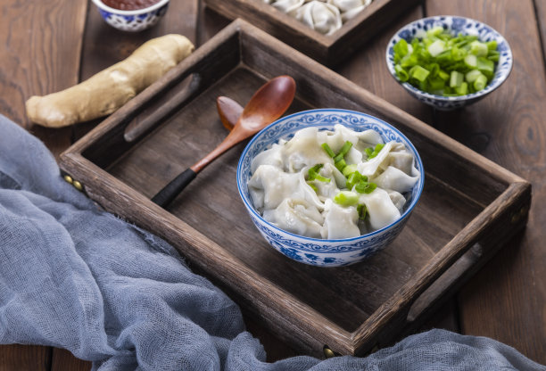 中国传统食品馄饨图片下载