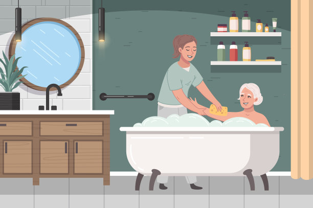 关爱老人海报图片下载