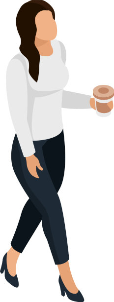 办公室女性咖啡作文图片下载