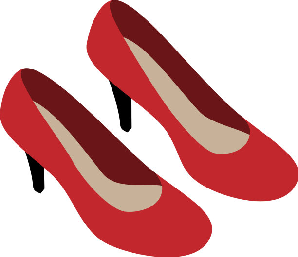 女性高跟鞋构图图片下载