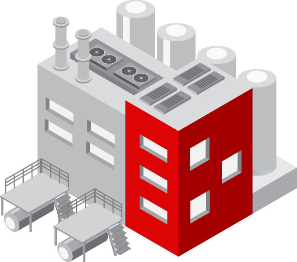 植物工厂等距组成图片下载