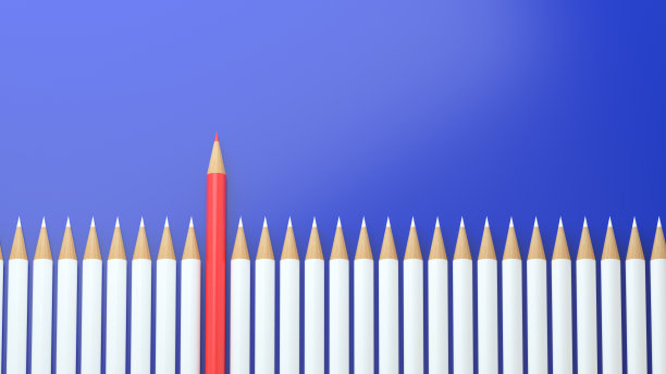 笔和领导力模板概念图片下载