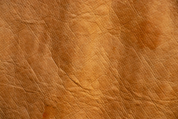 棕色旧皮革作为背景特写，棕色背景图片下载