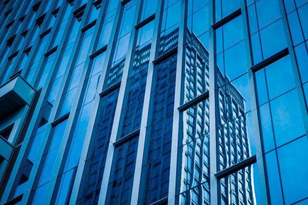 中国城市现代办公建筑特写图片下载