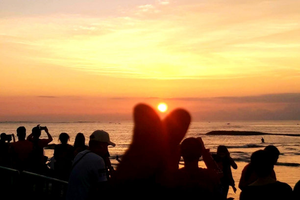 日落的观点图片下载