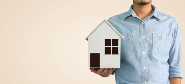 住宅结构在手中图片下载